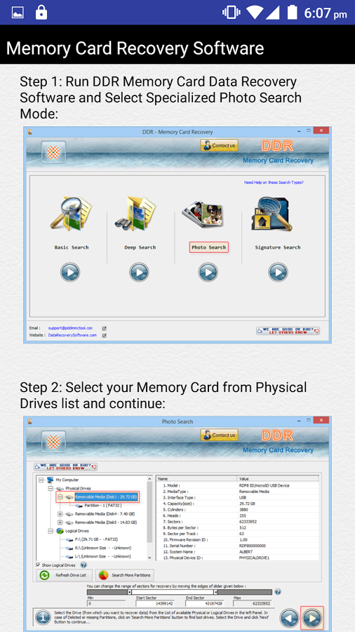Memory card recovery software free download full version for android free